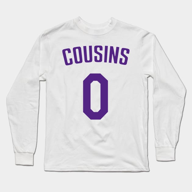 DeMarcus Cousins Long Sleeve T-Shirt by telutiga